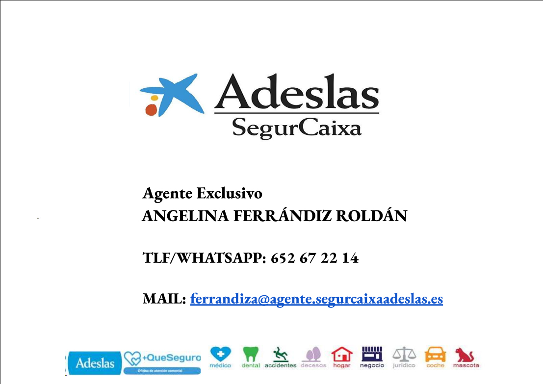 adeslas_placa-agente-exclulsivo-angelina-ferrandiz Agente Exclusivo de Adeslas - Angelina Ferrandiz